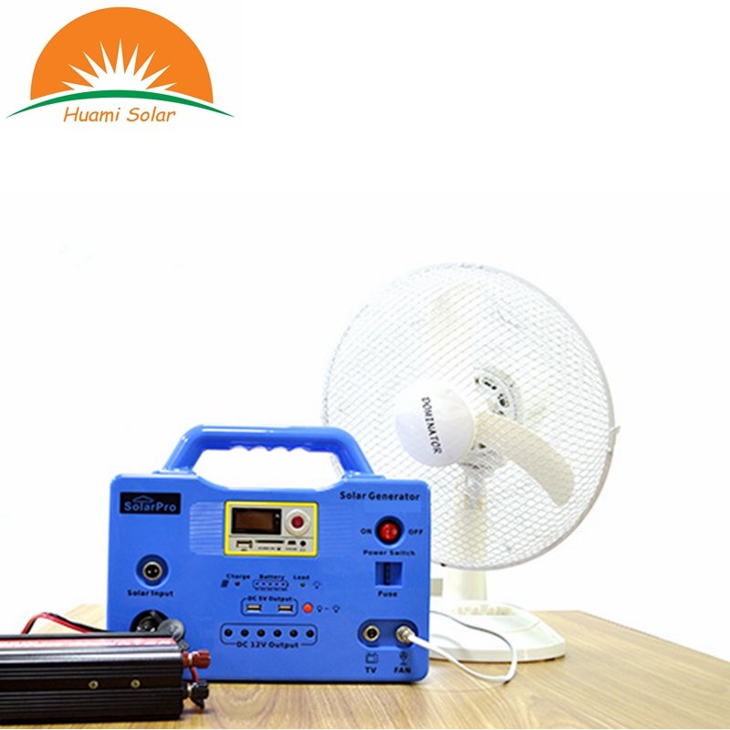 20W Camping Use MP3 Radio Function Solar System Generator